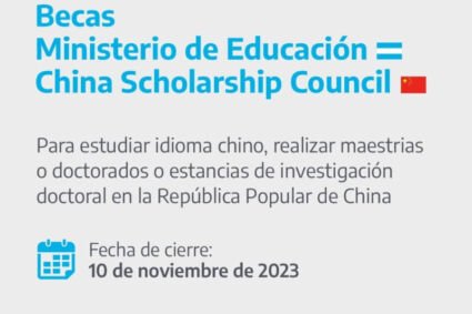 Ministerio de Educación ofrece becas para estudiar en la República Popular de China