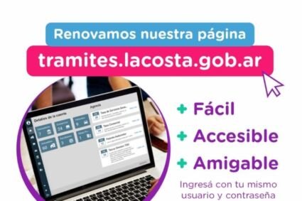 La Municipalidad de La Costa renovó el sitio web