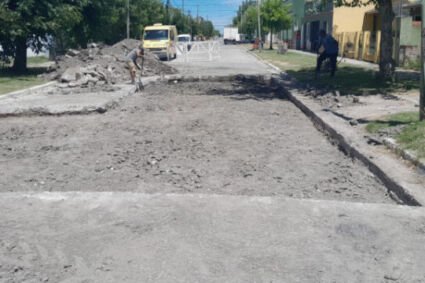 Se hicieron tareas de mejoras en Casco Urbano de Lavalle