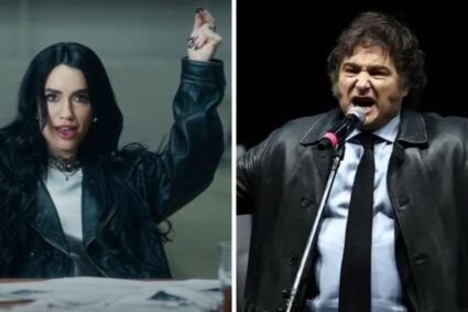 Midieron la imagen de Lali Esposito versus la de Javier Milei